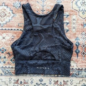 Allfenix Snake Python Print Sport bra